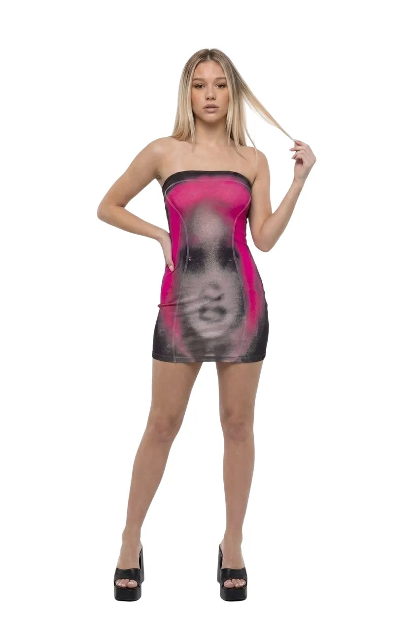 Kiss the Girl Mini Elbise